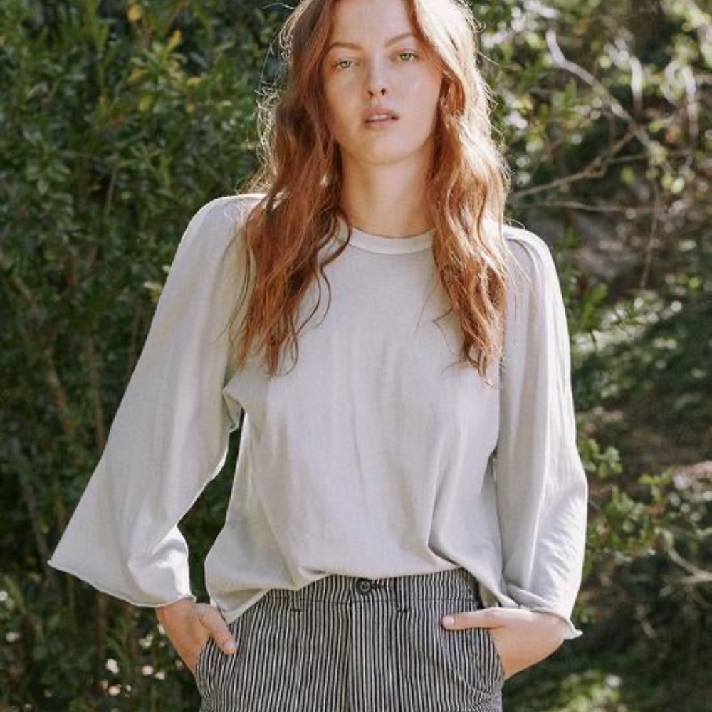 The Great. bell sleeve tee top 2 M